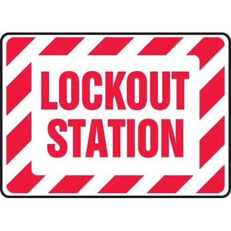 SAFETY SIGN LOCKOUT STATION 10 X MLKT510XV